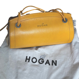 Hogan by Tod’s Mustard Leather Shoulder Bag